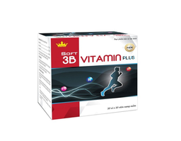 Viên uống Soft 3B Vitamin Plus New Kingphar bổ sung vitamin nhóm B (Hộp 10 vỉ x 10 viên)