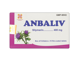 Thuốc Anbaliv hỗ trợ điều trị các bệnh về gan (Hộp 6 vỉ x 10 viên)