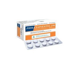 Thuốc giãn cơ Philclonestyl 250mg điều trị đau do cứng cơ (Hộp 3 vỉ x 10 viên)