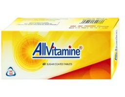 Thuốc Allvitamine Tab bổ sung các vitamin (6 vỉ * 10 viên)         