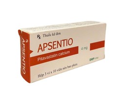 Thuốc Apsentio 4mg giảm cholesterol toàn phần, LDL-C (Hộp 3 vỉ x 10 viên)