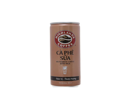 Cà phê sữa Highlands Coffee thơm ngon, đậm đà (Lon 185ml)