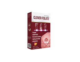 Thực phẩm bảo vệ sức khỏe Clover Folate bổ sung acid folic cho mẹ bầu (Hộp 30 viên)