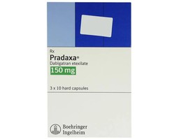 Thuốc Pradaxa Cap 150mg phòng ngừa tai biến, đột quỵ (3 vỉ * 10 viên)