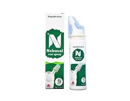 Dung dịch xịt vệ sinh tai Nebusal Ear Spray rửa sạch bụi bẩn, ráy tai (Chai 50ml)