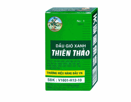 Dầu gió xanh Thiên Thảo điều trị cảm, ho, sổ mũi, nhứt đầu, say nắng (Hộp 1 chai 12ml)
