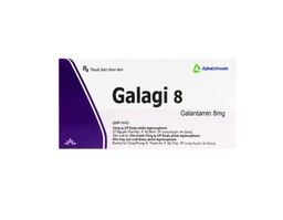 Thuốc Galagi 8 - Điều trị chứng sa sút trí tuệ (Hộp 6 vỉ x 10 viên)