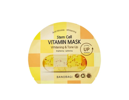 Mặt nạ Banobagi Stem Cell Vitamin Mask Whitening And Tone-up hỗ trợ cấp ẩm, dưỡng sáng da và nâng tông (Gói 30g)
