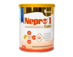 Sữa bột Nepro 1 Gold VitaDairy bổ sung dinh dưỡng giảm protein dành cho người bệnh đái tháo đường (Hộp 400g)