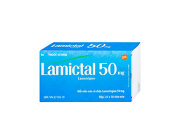 Thuốc Lamictal 50mg điều trị động kinh, rối loạn lưỡng cực (Hộp 3 vỉ x 10 viên nén)
