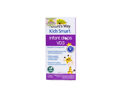 Vitamin D3 Nature's Way Kids Smart Infant Drops bổ sung vitamin D3 cho bé khỏe mạnh (Hộp 13ml)