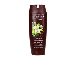 Dầu gội dược liệu Thái Dương 7 Goild hương hoa bưởi sạch gàu, không ngứa, giảm rụng tóc cho tóc dầu, tóc thường (Chai 200ml)