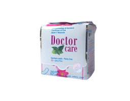 Băng vệ sinh thảo dược hàng ngày có cánh Doctor Care 16cm (Gói 20 miếng)