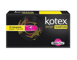 Băng Vệ Sinh Kotex Sport Tampon Loại Vừa (Hộp 16 miếng)