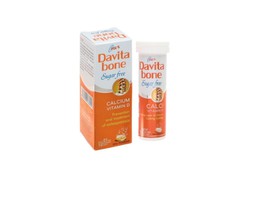 Thực phẩm chức năng Davita bone Sugar Free Etab phòng và điều trị loãng xương (Lọ 10 viên)
