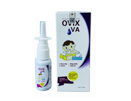 Dung dịch xịt mũi Ovix VA làm sạch khoang mũi, giảm sổ mũi, ngạt mũi (Hộp 1 chai 20ml)