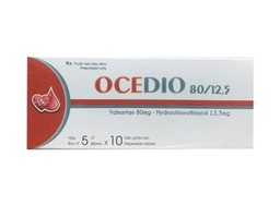 Thuốc Ocedio 80/12,5 điều trị cao huyết áp (Hộp 5 vỉ x 10 viên)
