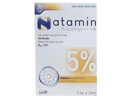 Thuốc nhỏ mắt Natamin 5 điều trị nấm mắt (Hộp 1 lọ * 5ml)