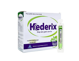 Dung dịch uống Hederix hỗ trợ giảm ho, đau rát họng (Hộp 4 vỉ x 5 ống)