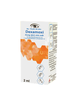 Thuốc nhỏ mắt Dexamoxi điều trị nhiễm khuẩn mắt (lọ 2ml)