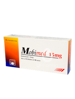 Thuốc Mobimed 15mg điều trị triệu chứng dài hạn các cơn đau mạn tính (Hộp 2 vỉ x 10 viên)