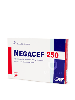 Thuốc Negacef 250mg điều trị nhiễm khuẩn (Hộp 2 vỉ x 5 viên)
