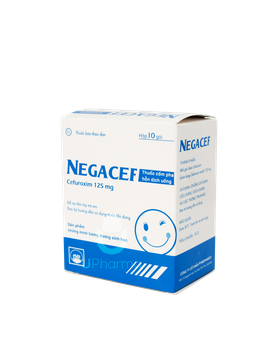 Thuốc Negacef 125mg điều trị nhiễm khuẩn mức độ nhẹ đến vừa do các vi khuẩn nhạy cảm gây ra (Hộp 10 gói)