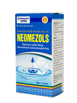 Dung dịch thuốc nhỏ mắt mũi tai Neomezols điều trị các bệnh ở mắt, mũi, tai 8ml
