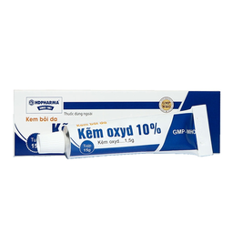 Kẽm oxid 10% Cream HDPharma trị bệnh về da 15g