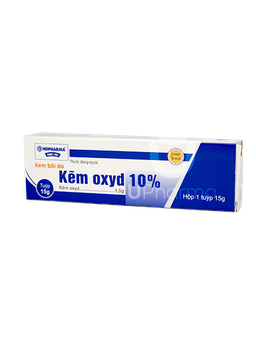 Kẽm oxid 10% Cream HDPharma trị bệnh về da 15g