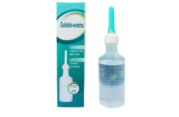 Dung dịch thụt trực tràng Golistin - enema điều trị táo bón không thường xuyên (Hộp 1 lọ 133ml)