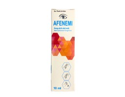 Dung dịch nhỏ mắt Afenemi 0.18% điều trị khô mắt, giảm mỏi mắt (Hộp 1 ống 10ml)