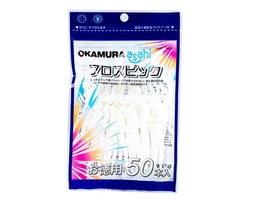 Tăm chỉ kẽ răng Okamura chăm sóc răng miệng chất lượng Nhật Bản (Gói 50 cái)