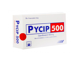 Thuốc Pycip 500 điều trị các nhiễm khuẩn nặng (Hộp 3 vỉ x 10 viên)