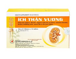Viên uống Ích Thận Vương Á Âu giúp bổ thận, lợi tiểu (30 viên)
