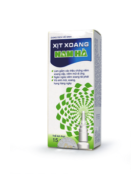 Xịt xoang Nam Hà xịt ngăn ngừa các triệu chứng của viêm mũi dị ứng (lọ 15ml)