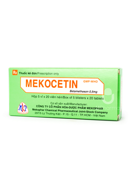 Viên uống Mekocetin giúp kháng viêm, chống thấp khớp và kháng dị ứng (Hộp 5 vỉ x 20 viên)