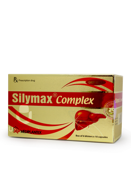 Viên uống Silymax Complex trị viêm gan do virus, gan nhiễm mỡ (Hộp 6 vỉ x 10 viên)