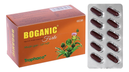 Thuốc Boganic Forte hỗ trợ trị bệnh lý gan mật, mỡ máu (Hộp 5 vỉ x 10 viên) 