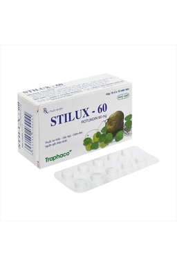 Viên uống Stilux - 60 giúp an thần, điều trị mất ngủ (Hộp 10 vỉ x 10 viên)