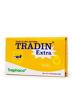 Thuốc trị viêm đại tràng Tradin Extra (2 vỉ  x 10 viên)