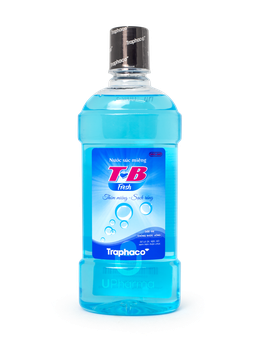 Nước súc miệng T-B fresh giúp làm sạch khoang miệng 500ml