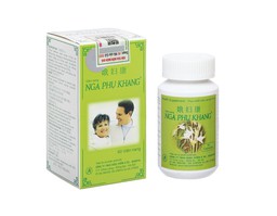 Nga Phụ Khang hỗ trợ giảm kích thước u lành tính (Hộp 1 lọ 60 viên)