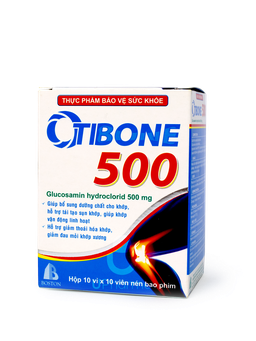 Viên uống Otibone 500 Boston bổ sung dưỡng chất cho khớp, tái tạo sụn khớp (Hộp 100 viên)