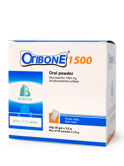 Thuốc bột uống Otibone 1500 giảm triệu chứng của thoái hóa khớp nhẹ và trung bình (Hộp 30 gói)