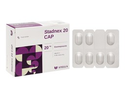 Thuốc Stadnex 20 điều trị loét và trào ngược dạ dày - thực quản (Hộp 4 vỉ x 7 viên)