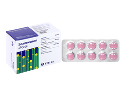 Thuốc Scanneuron điều trị viêm, đau dây thần kinh (Hộp 10 vỉ x 10 viên)