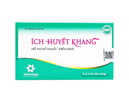 Viên uống Ích Huyết Khang hỗ trợ bổ huyết - điều kinh (Hộp 3 vỉ x 10 viên)