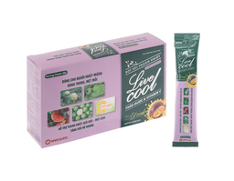 Bột sủi Livecool hương chanh dây thanh nhiệt, mát gan (Hộp 10 gói)