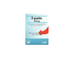 Thuốc I-pain 400mg điều trị triệu chứng các bệnh lý gây đau (Hộp 10 vỉ x 10 viên)